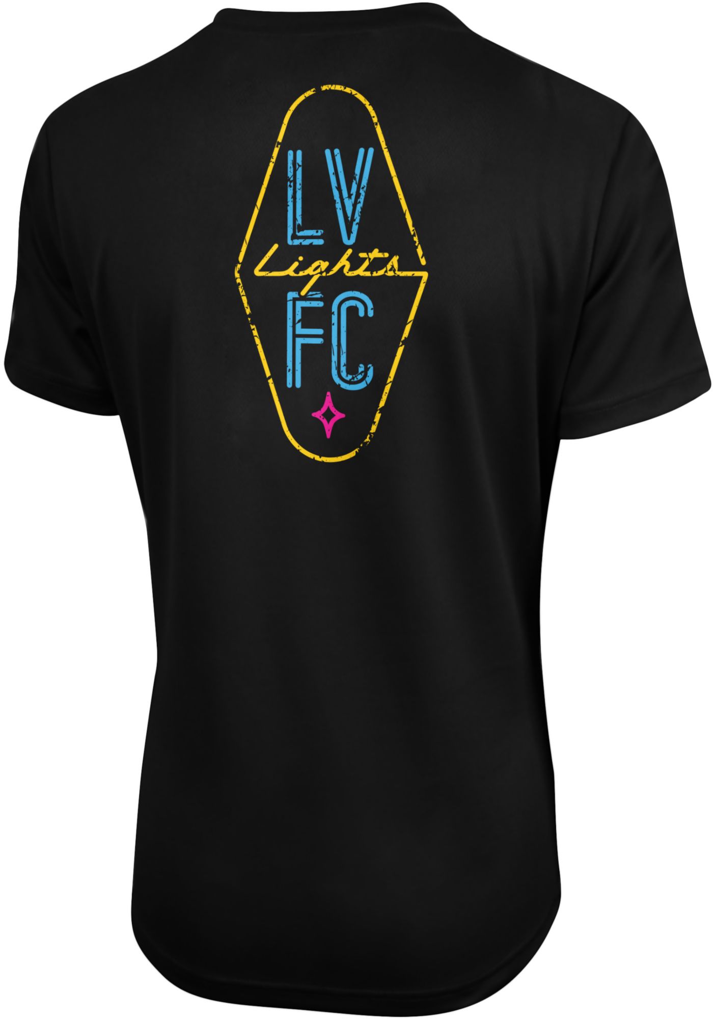 Icon Sports Group Women's Las Vegas Lights 2 Logo Black T-Shirt product image
