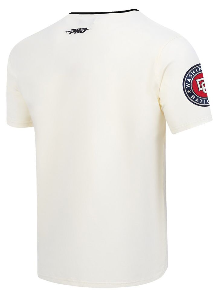 Pro Standard Men's Washington Nationals Cream Modern Originals T-Shirt product image