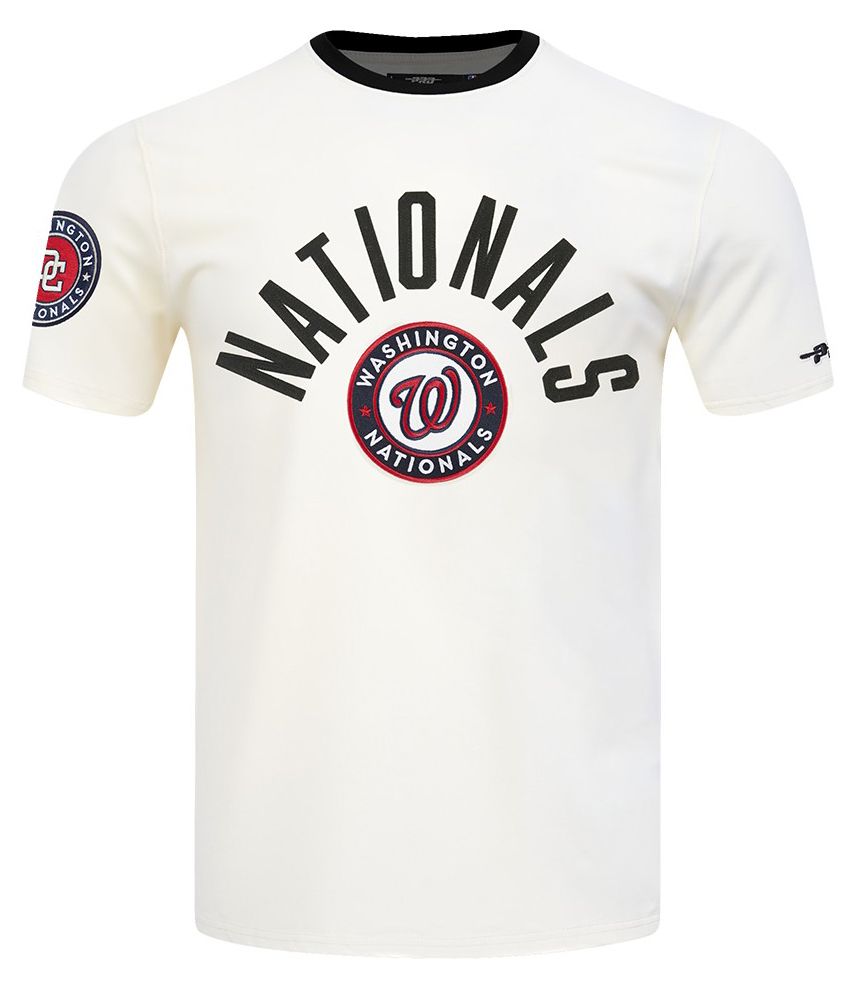 Pro Standard Men's Washington Nationals Cream Modern Originals T-Shirt product image