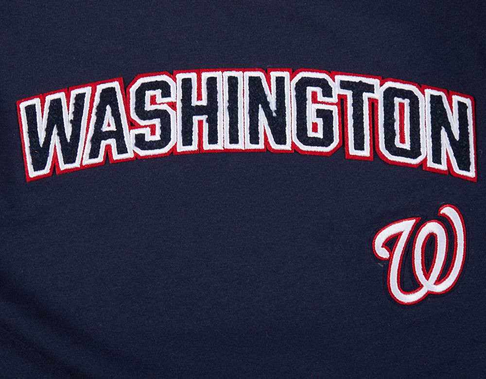 Pro Standard Boys' Washington Nationals Dark Navy/Red Classic Retro T-Shirt product image