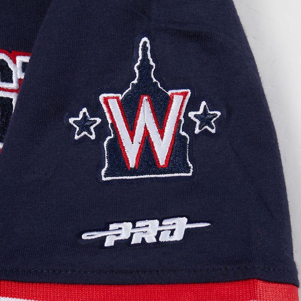 Pro Standard Boys' Washington Nationals Dark Navy/Red Classic Retro T-Shirt product image