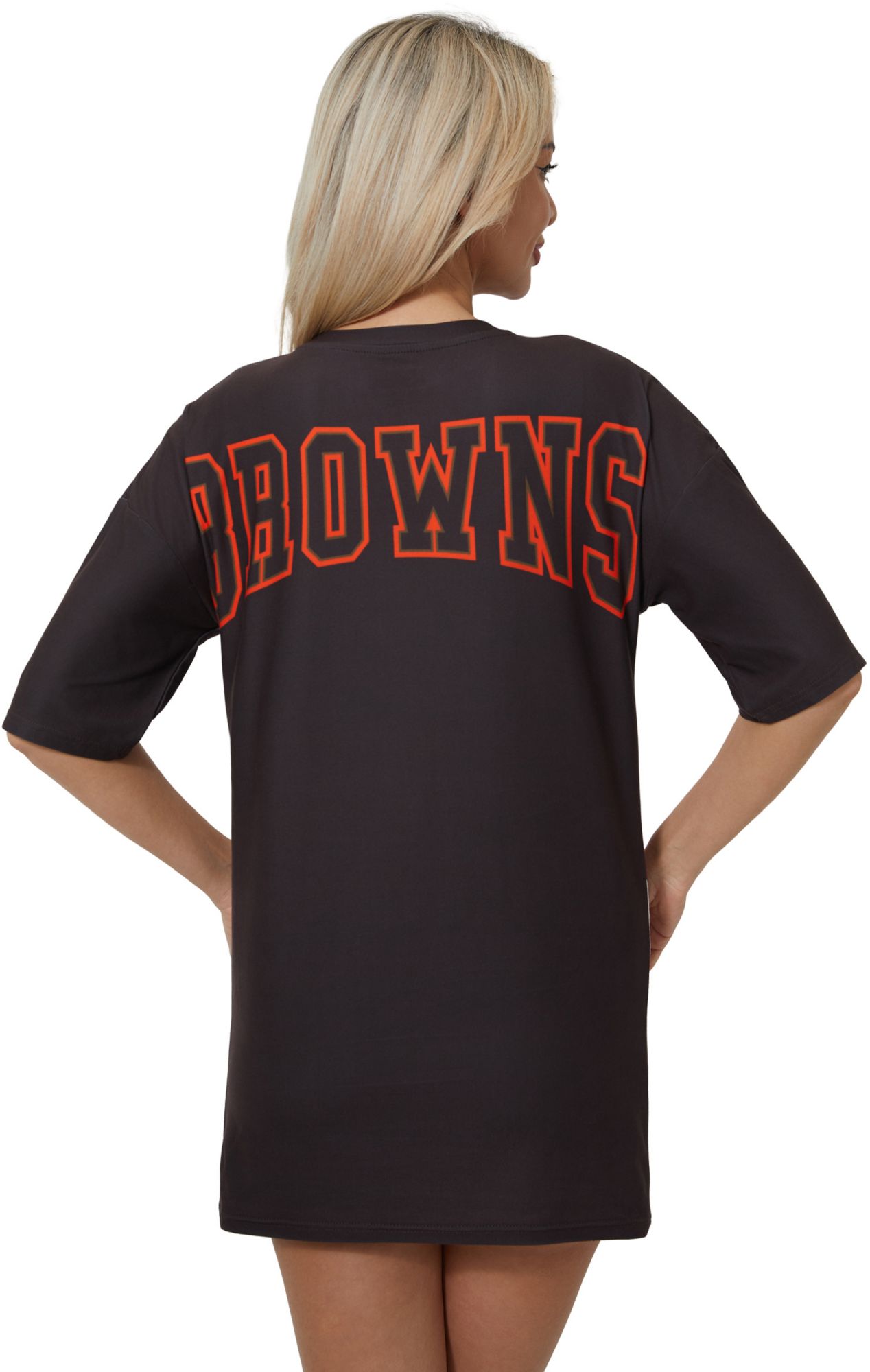 Concepts Sport Women's Cleveland Browns Brown Mosaic T-Shirt product image