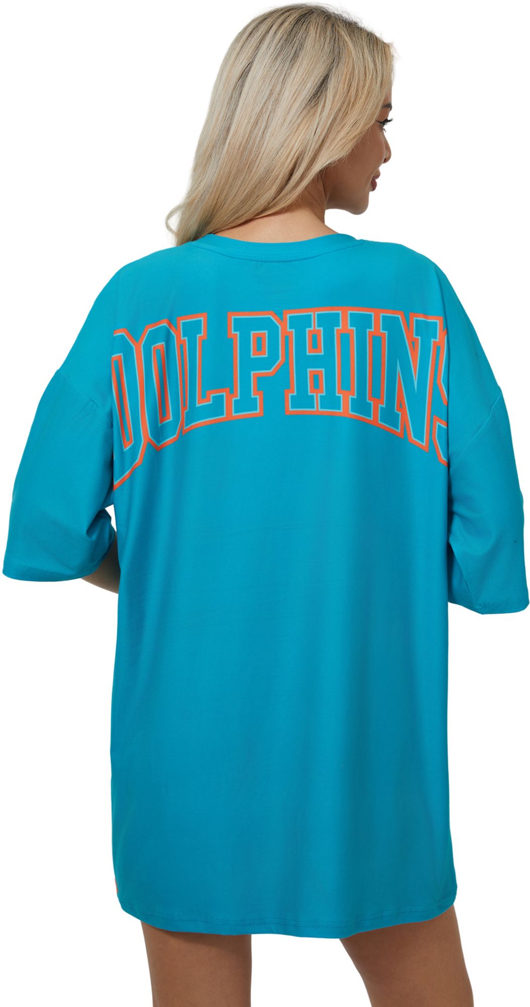 Concepts Sport Women's Miami Dolphins Aqua Mosaic T-Shirt product image