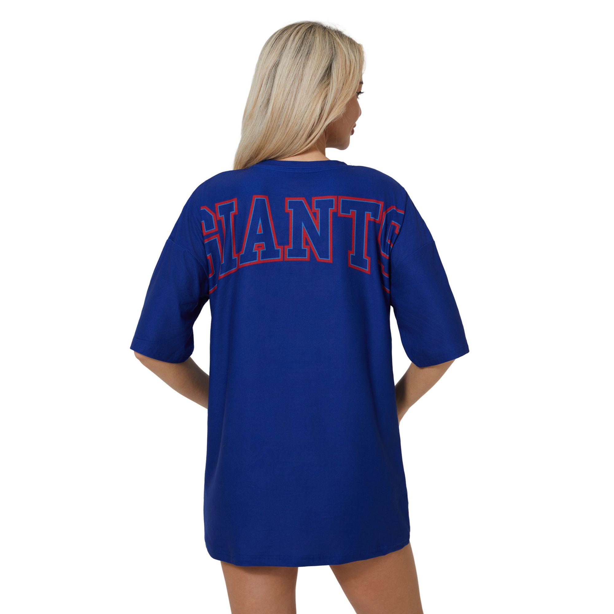 Concepts Sport Women's New York Giants Blue Mosaic T-Shirt product image