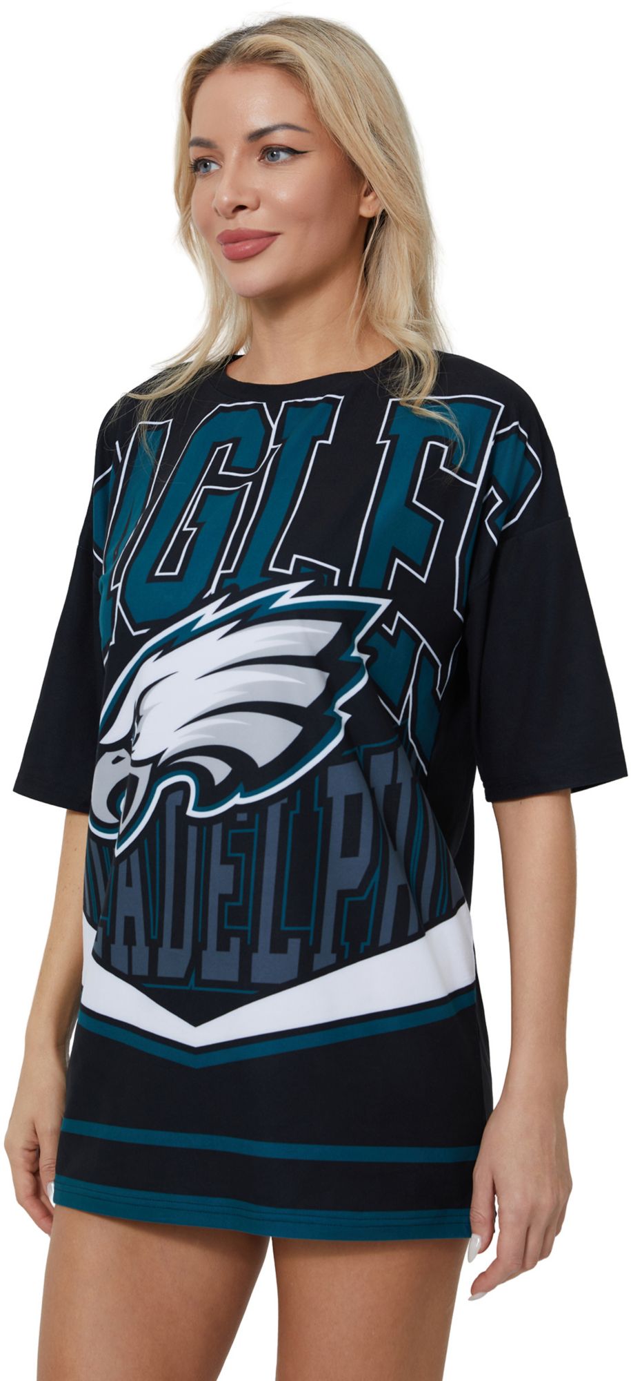 Concepts Sport Women's Philadelphia Eagles Midnight Green Mosaic T-Shirt product image