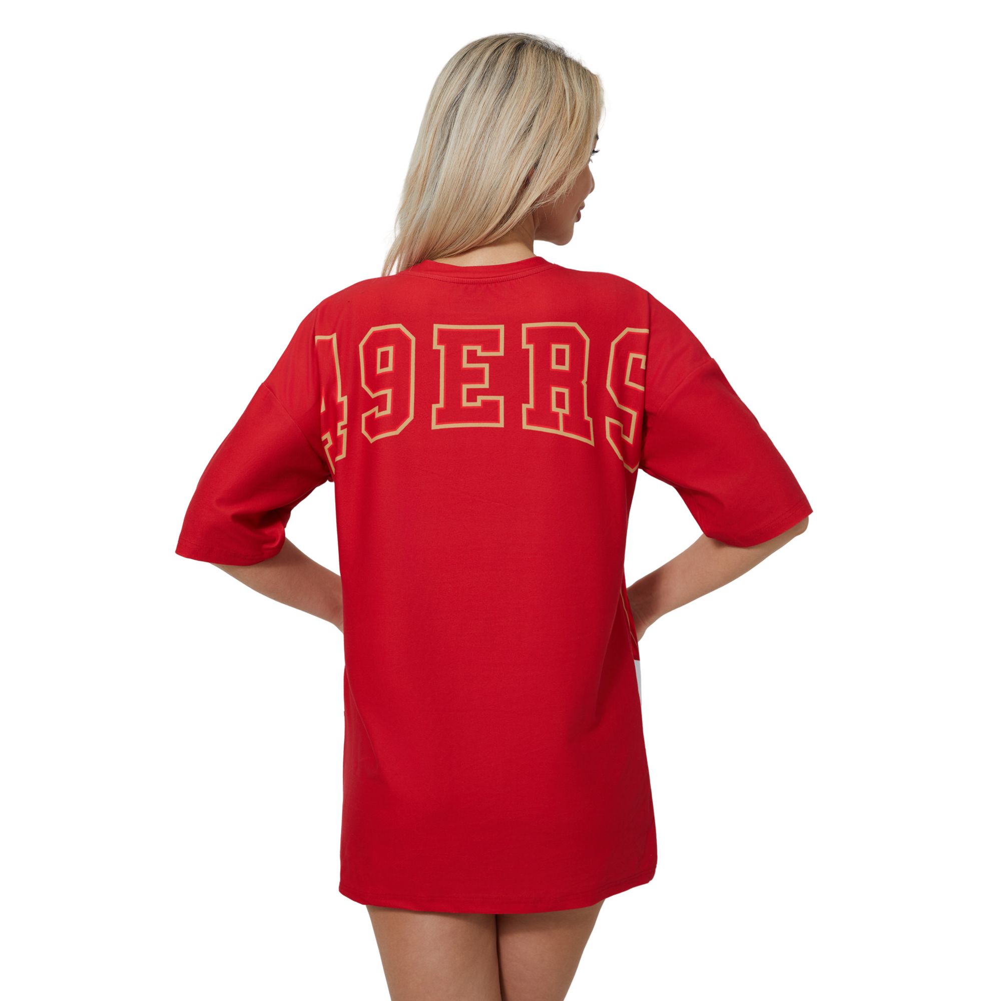 49ers jersey dress for women Concepts Sport Women's San Francisco Red Mosaic T-Shirt WAS_ON_NORDSTROM