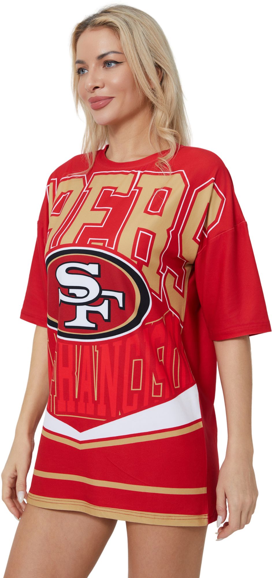 Concepts Sport Women's San Francisco 49ers Red Mosaic T-Shirt product image