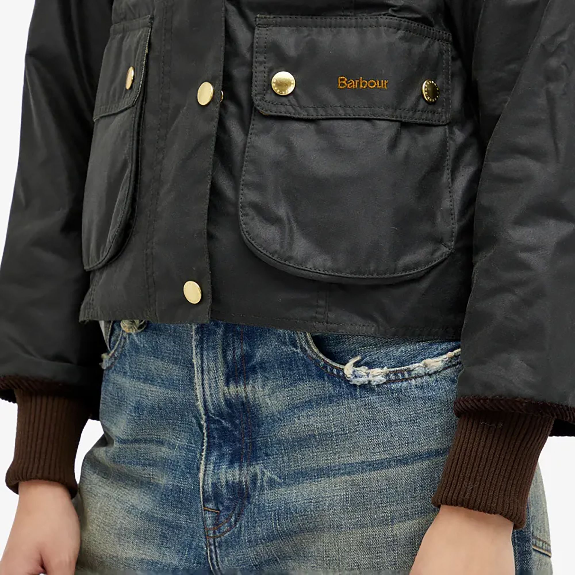 Barbour Women's Cropped Beadnell Wax Jacket product image