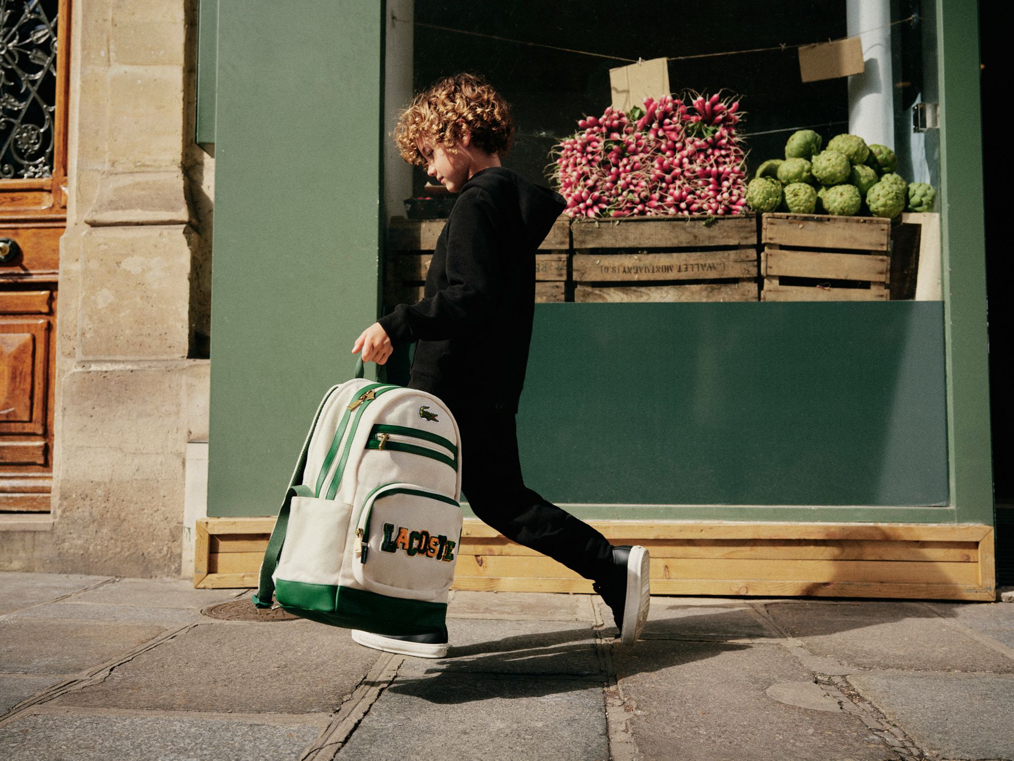 Lacoste Boys' Core Fleece Pullover Hoodie product image