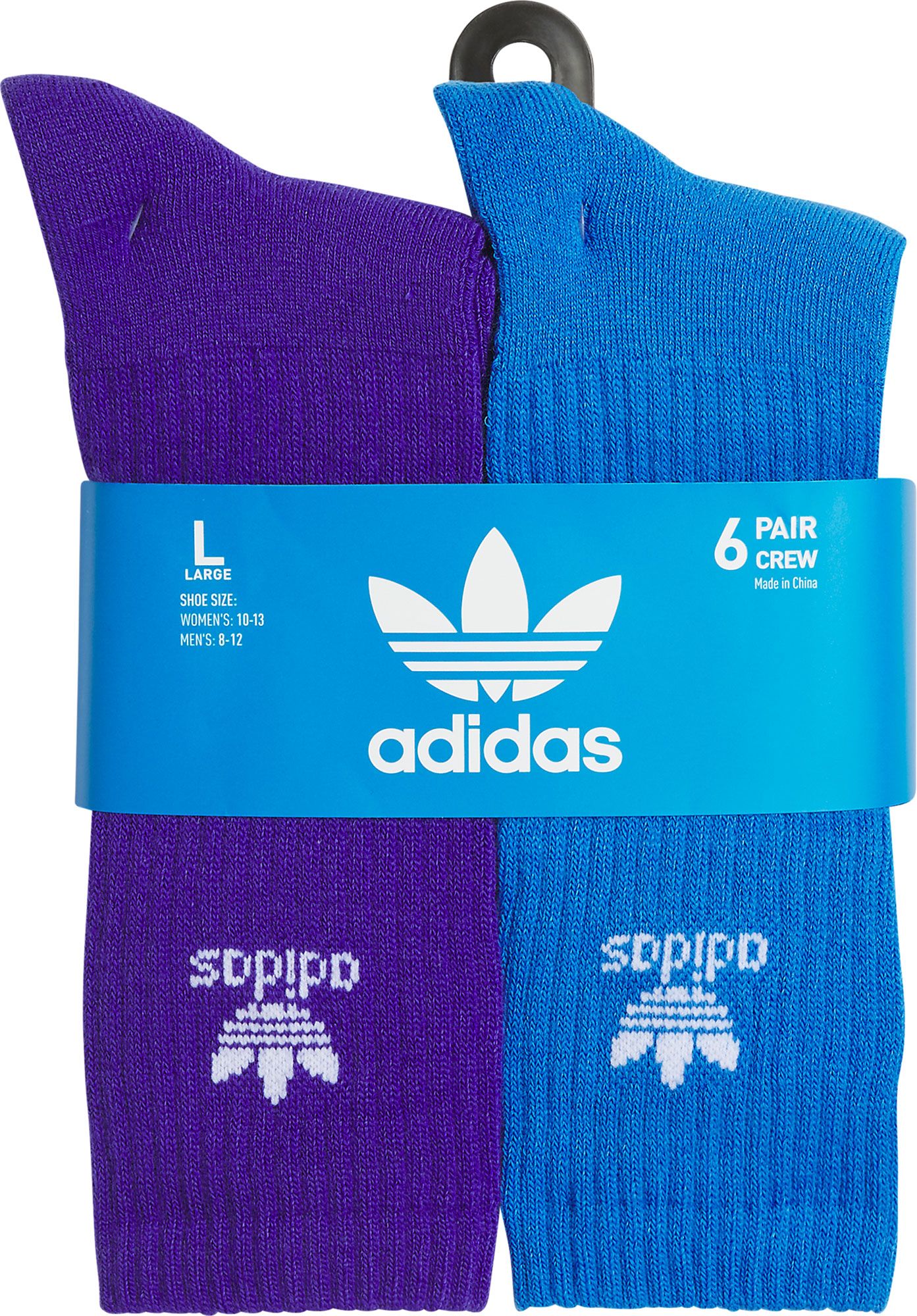 adidas Originals Men's Trefoil Crew Socks - 6 Pack product image