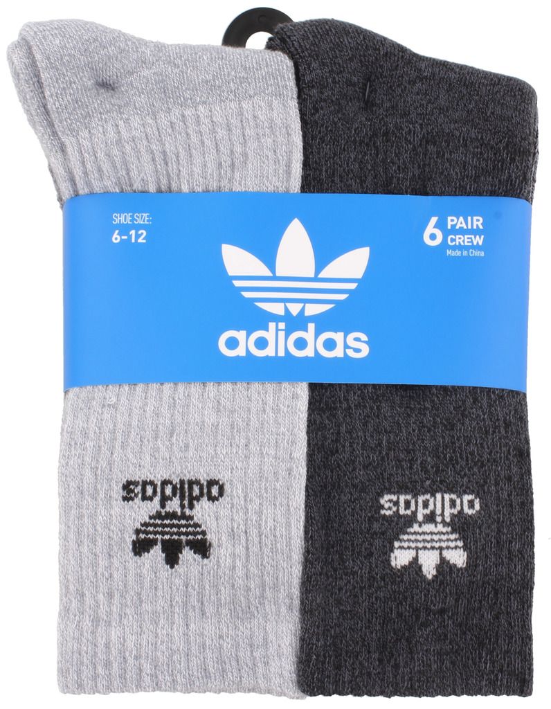 adidas Originals Men's Trefoil Crew Socks - 6 Pack product image