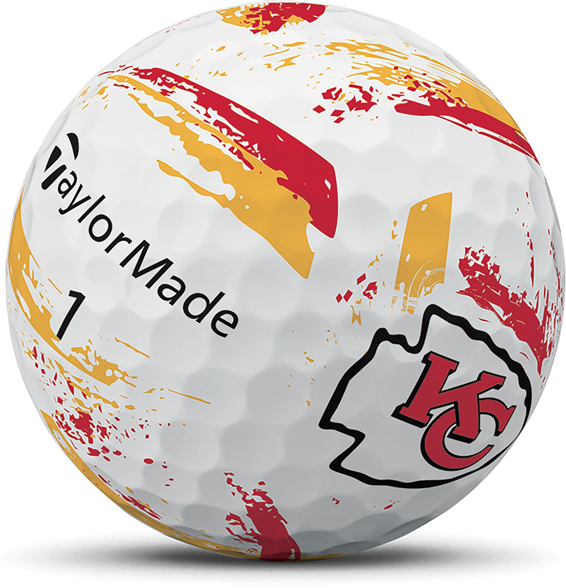 TaylorMade 2025 SpeedSoft Ink Kansas City Chiefs Golf Balls product image