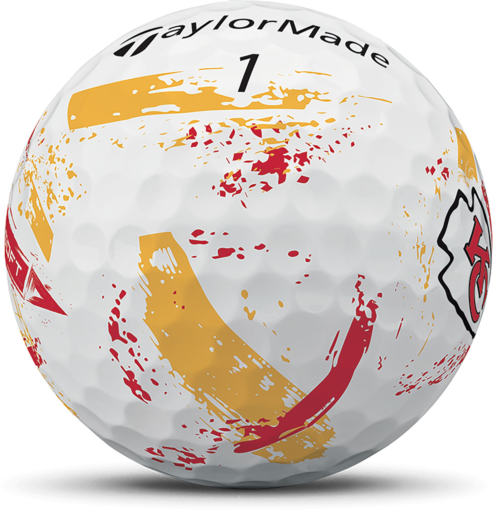 TaylorMade 2025 SpeedSoft Ink Kansas City Chiefs Golf Balls product image
