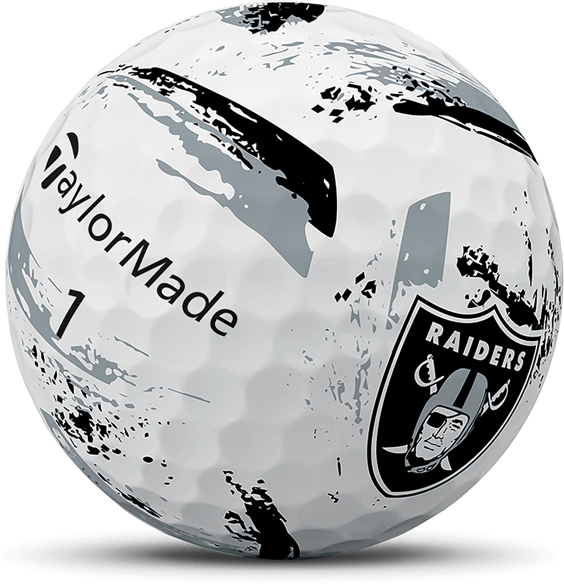 TaylorMade 2025 SpeedSoft Ink Las Vegas Raiders Golf Balls product image