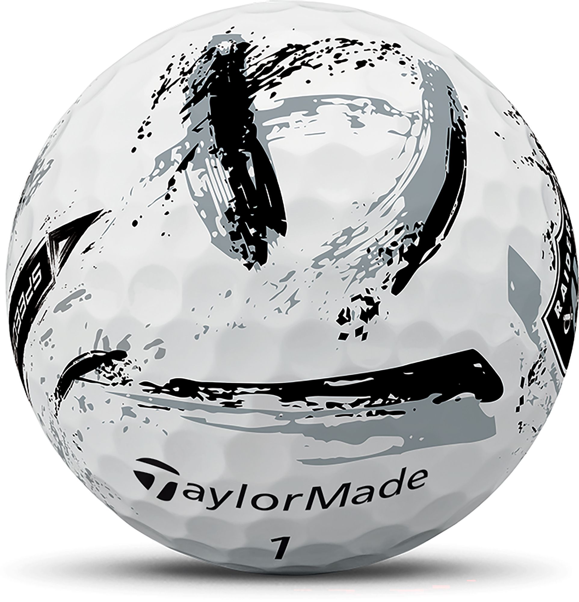 TaylorMade 2025 SpeedSoft Ink Las Vegas Raiders Golf Balls product image