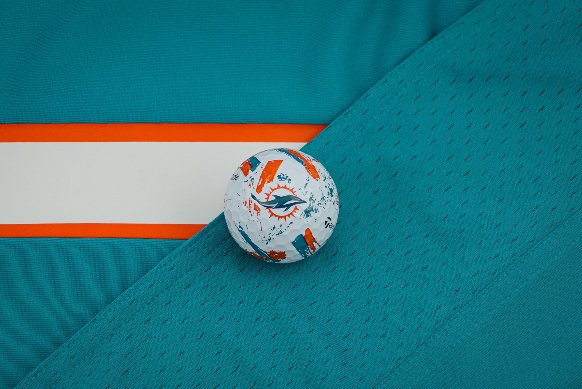 TaylorMade 2025 SpeedSoft Ink Miami Dolphins Golf Balls product image