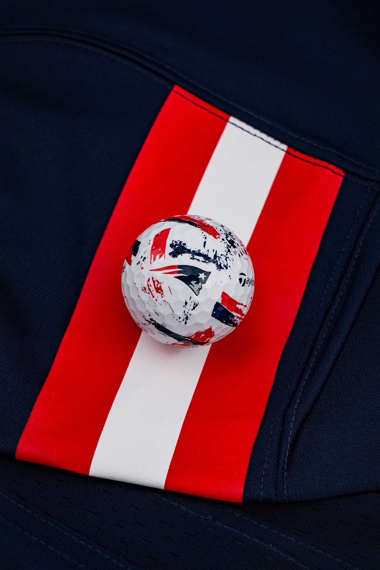 TaylorMade 2025 SpeedSoft Ink New England Patriots Golf Balls product image