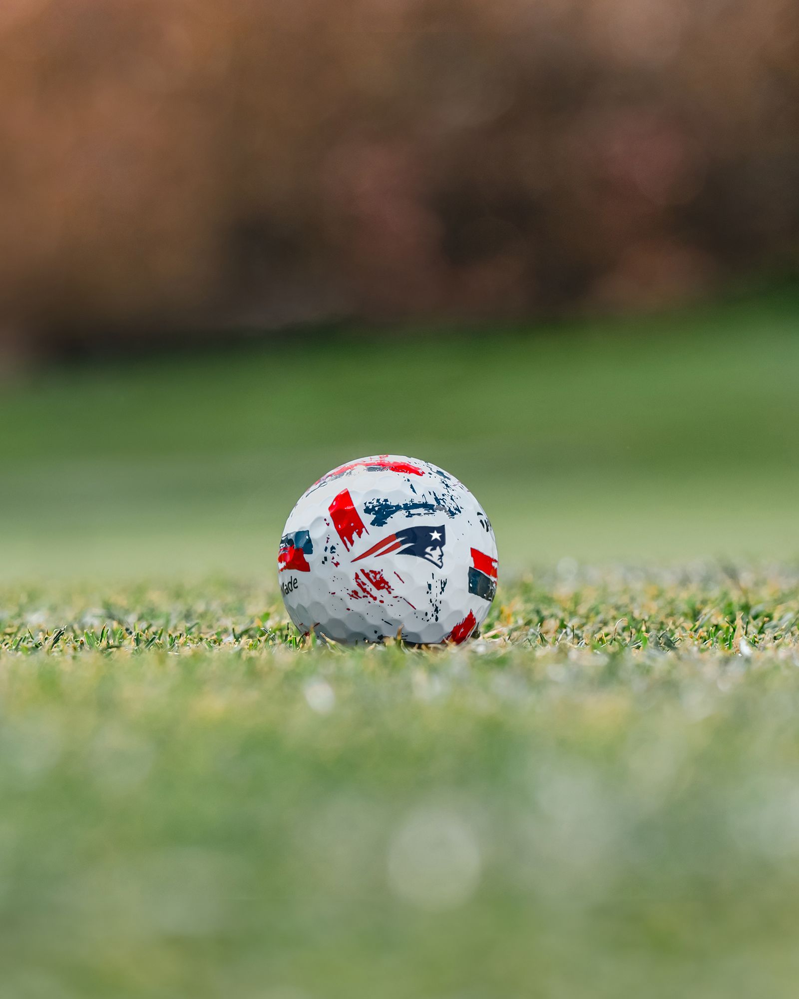 TaylorMade 2025 SpeedSoft Ink New England Patriots Golf Balls product image