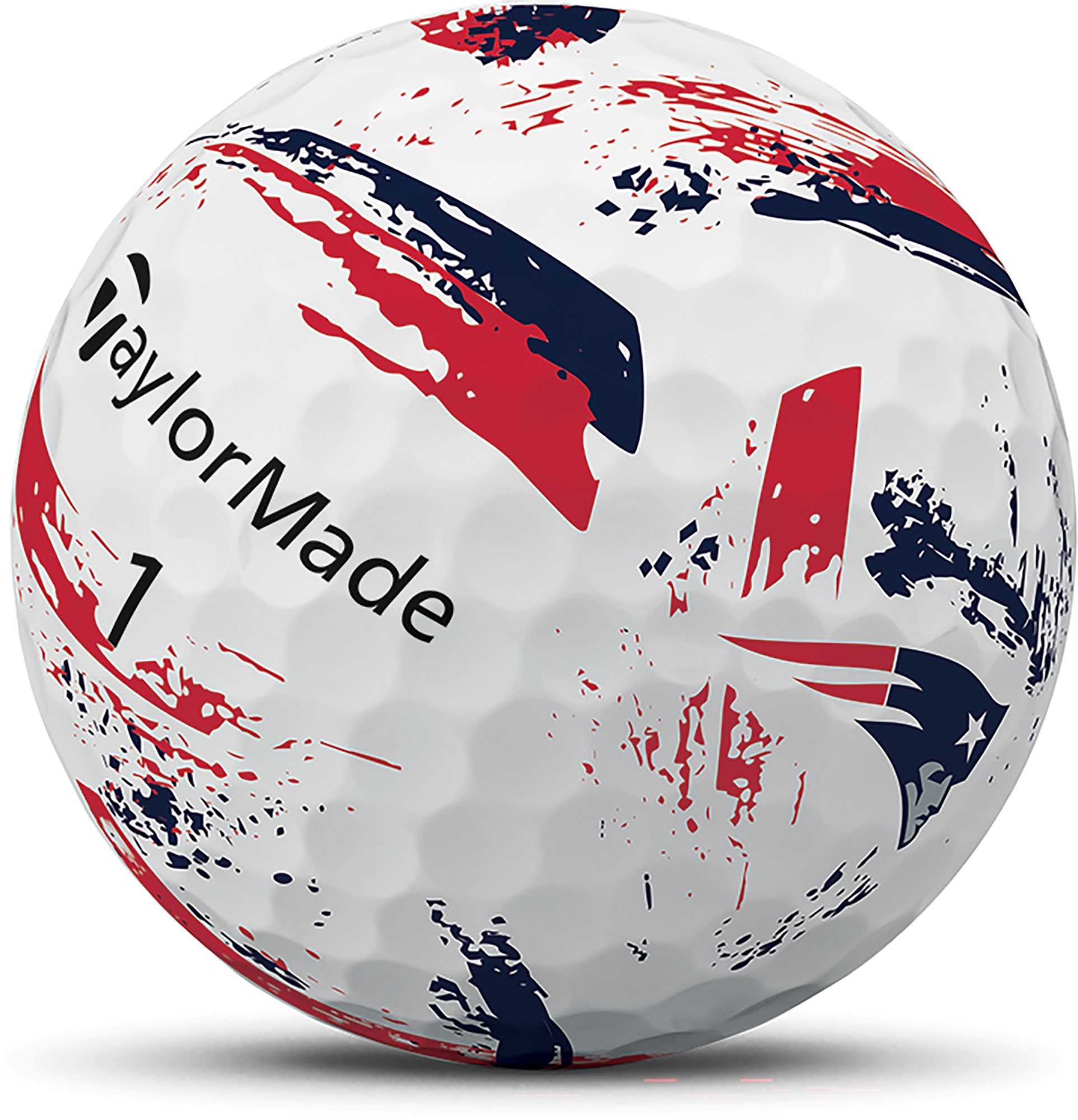 TaylorMade 2025 SpeedSoft Ink New England Patriots Golf Balls product image