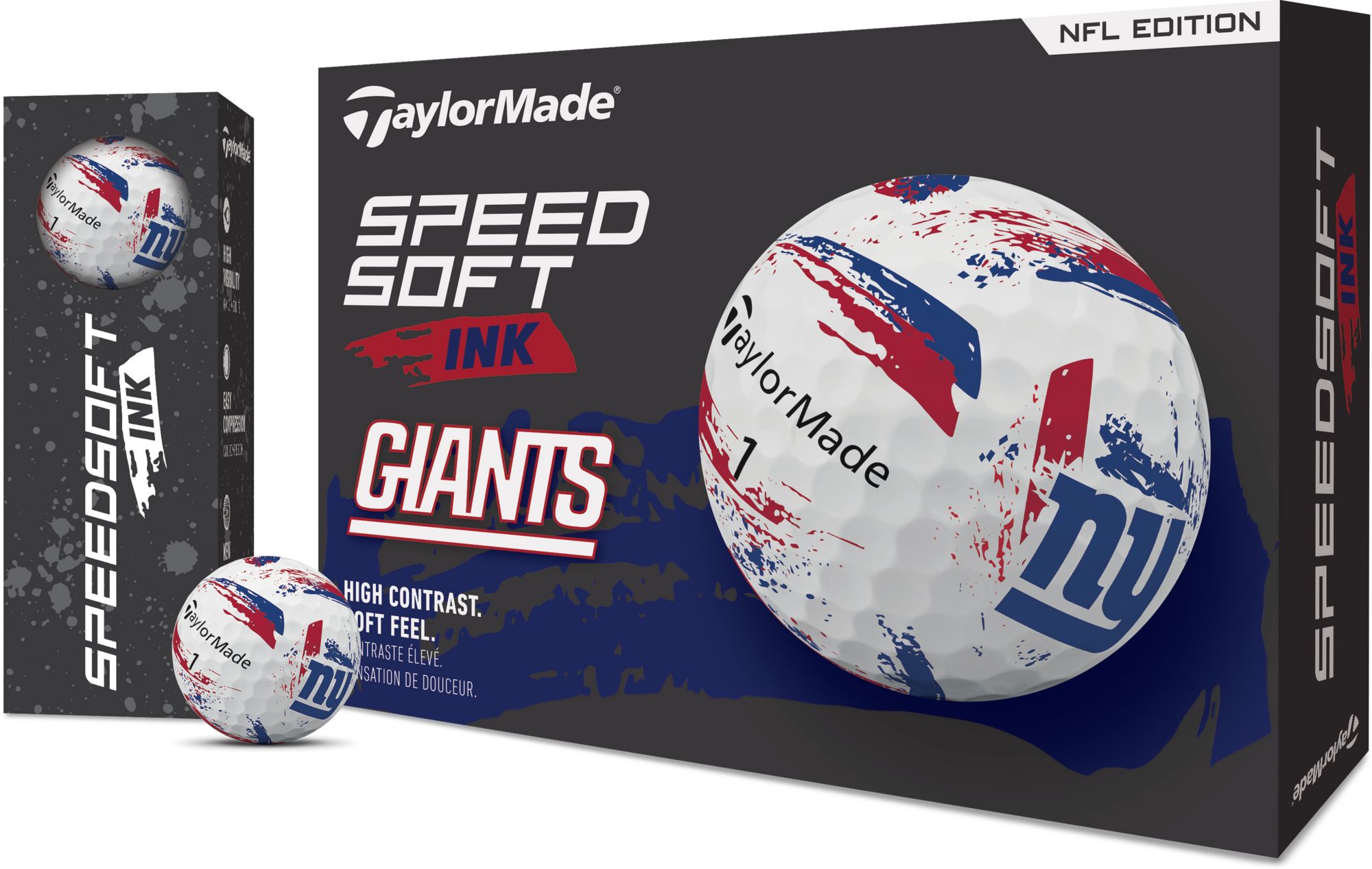 TaylorMade 2025 SpeedSoft Ink New York Giants Golf Balls product image