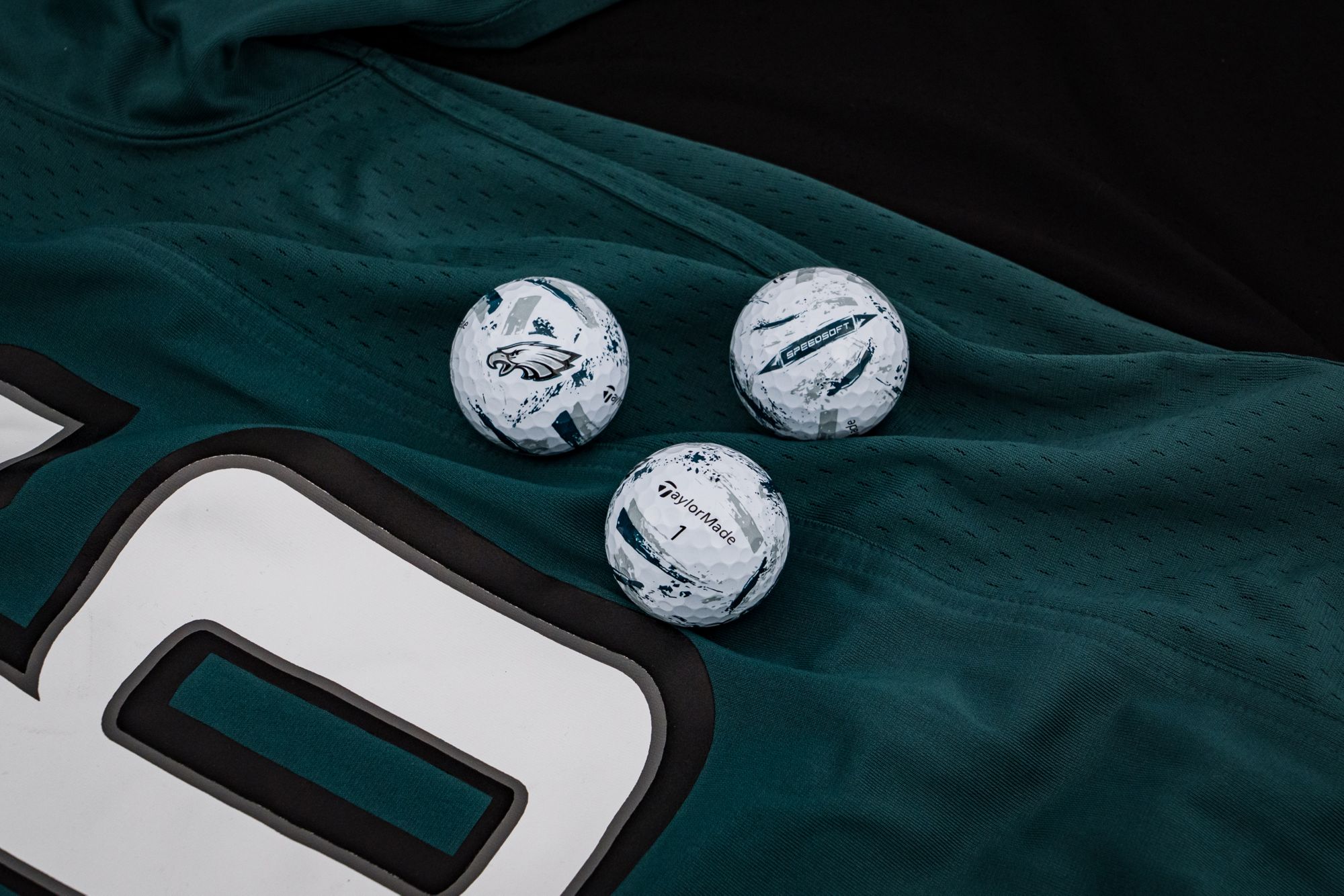 TaylorMade 2025 SpeedSoft Ink Philadelphia Eagles Golf Balls product image