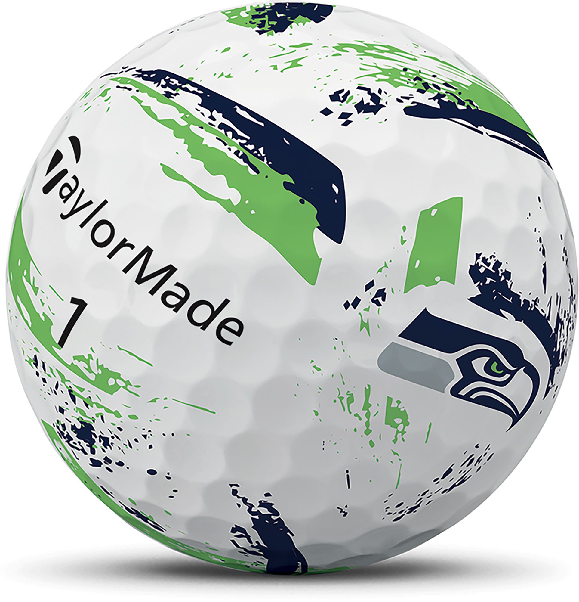 TaylorMade 2025 SpeedSoft Ink Seattle Seahawks Golf Balls product image