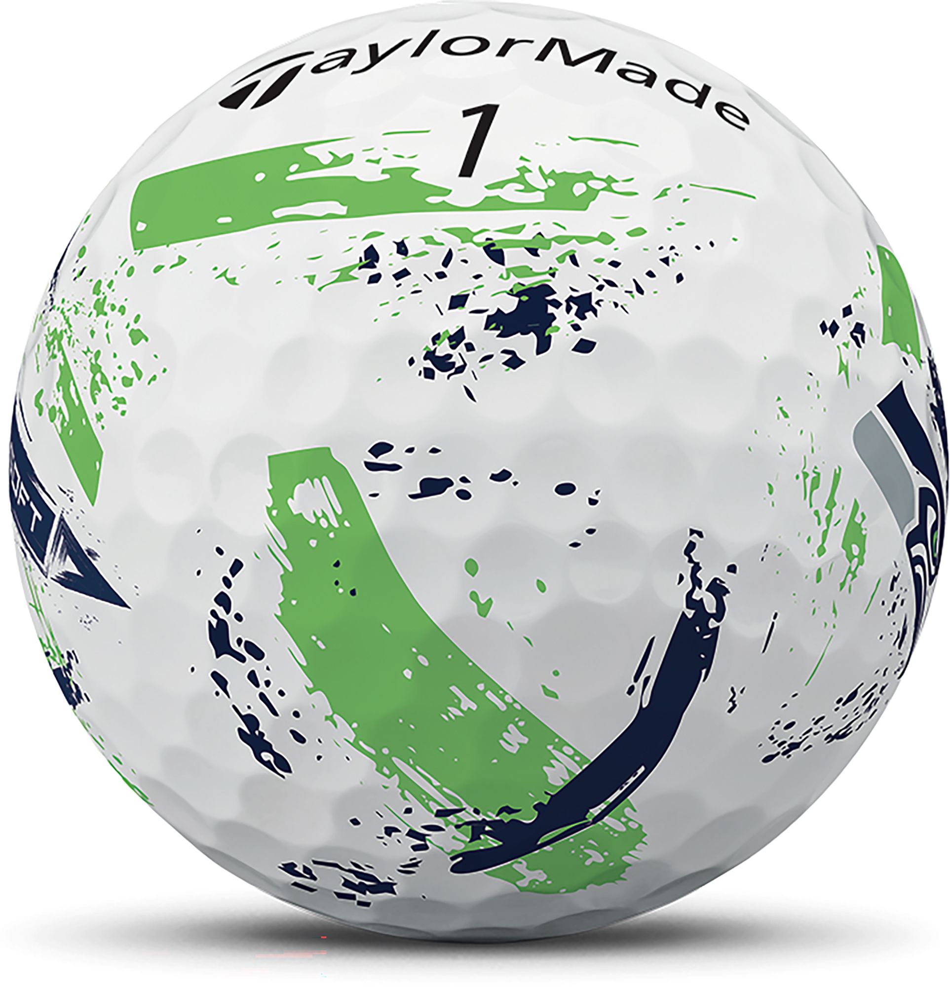TaylorMade 2025 SpeedSoft Ink Seattle Seahawks Golf Balls product image