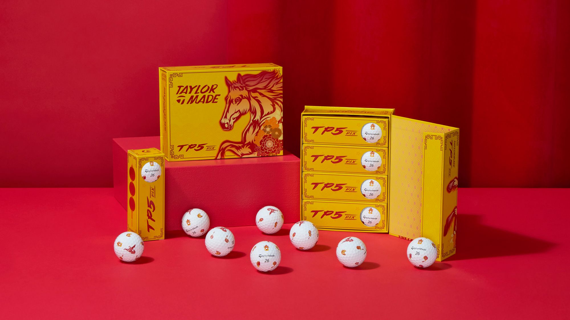 TaylorMade 2026 TP5 Lunar New Year Golf Balls product image