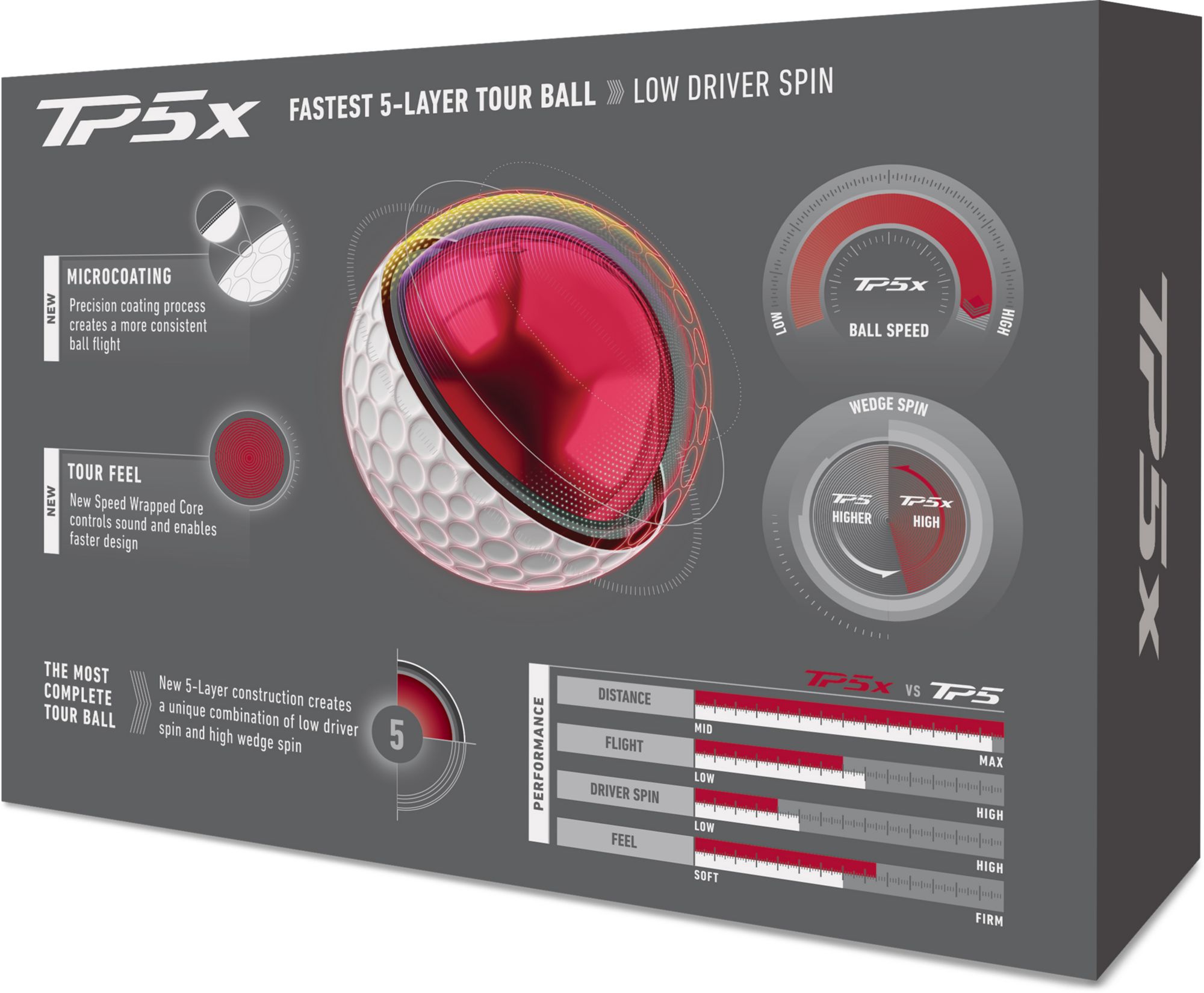 TaylorMade 2026 TP5x Golf Balls product image