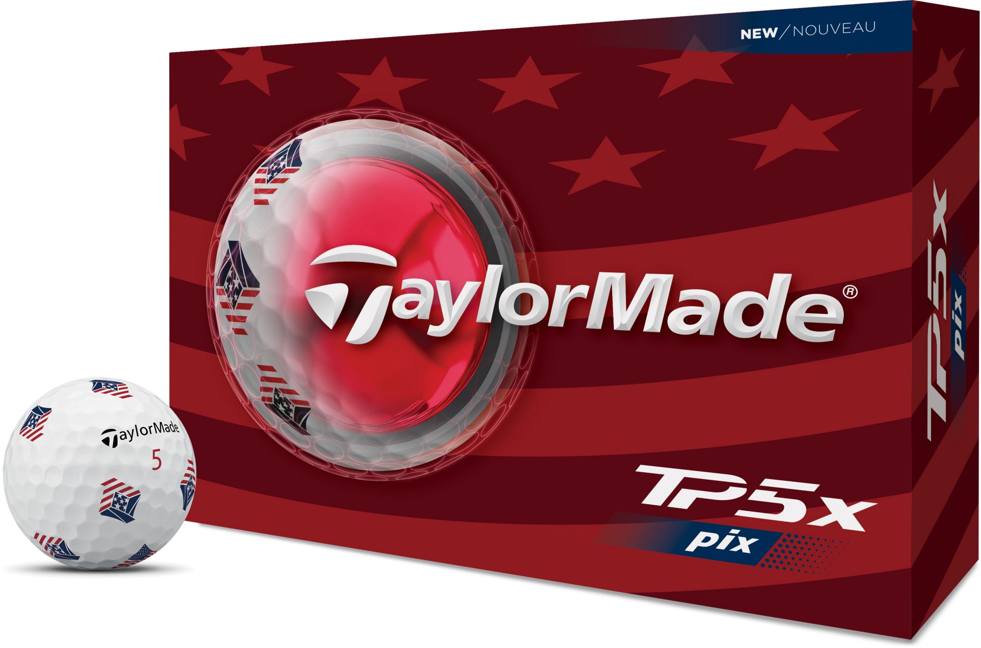 TaylorMade 2026 TP5x pix USA Golf Balls product image