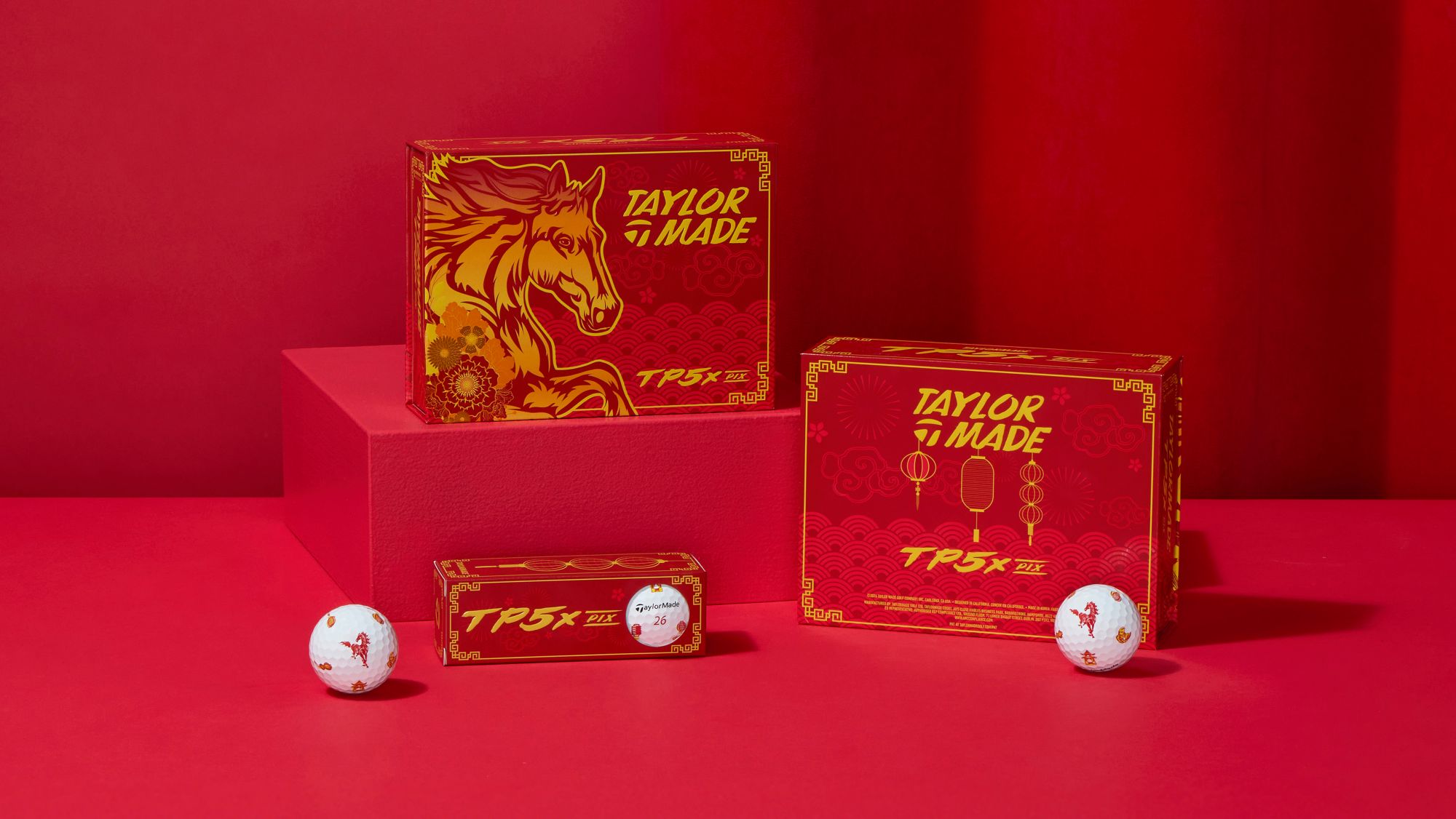 TaylorMade 2026 TP5x Lunar New Year Golf Balls product image