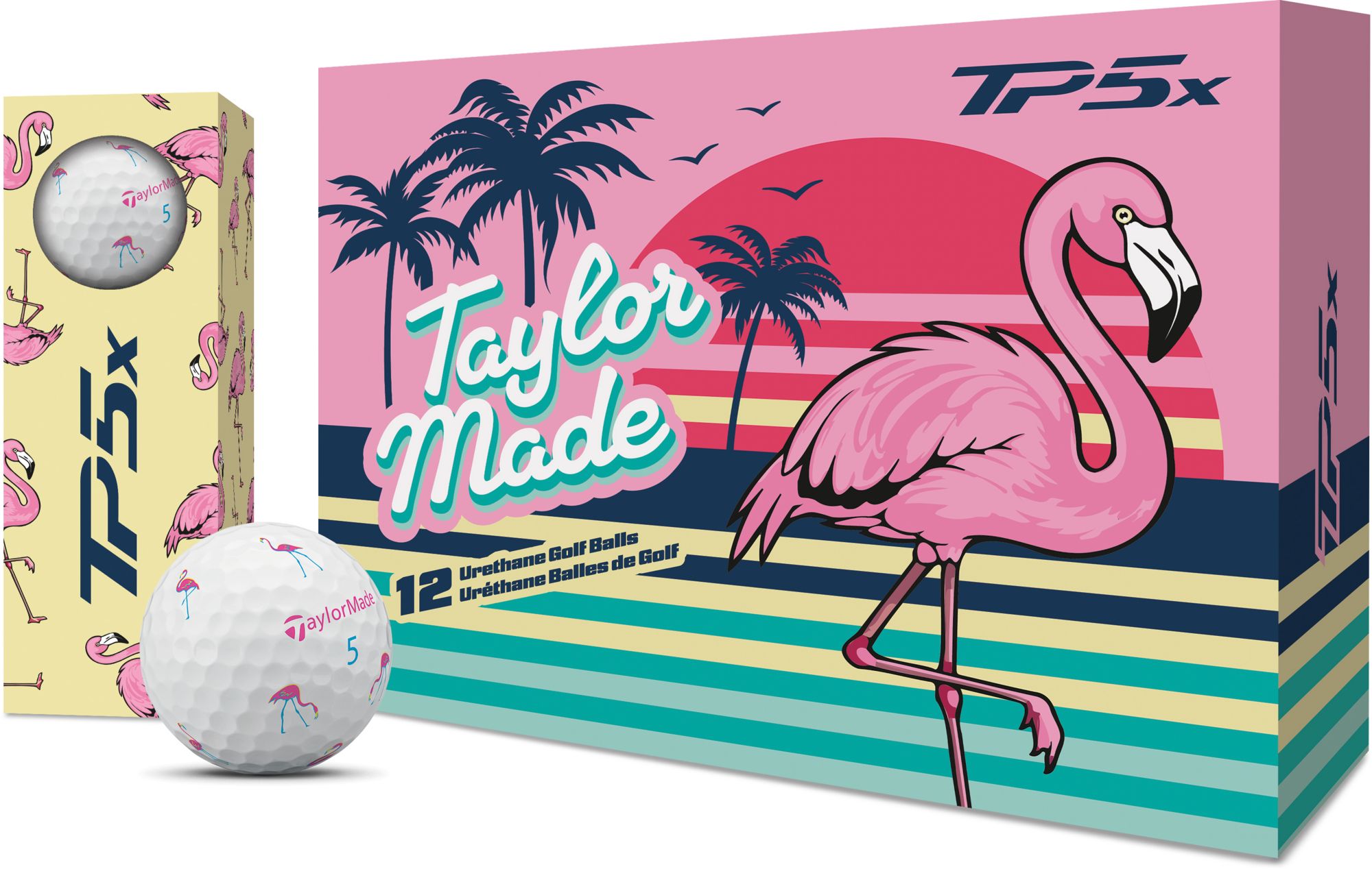 TaylorMade 2026 TP5x Flamingo Golf Balls product image