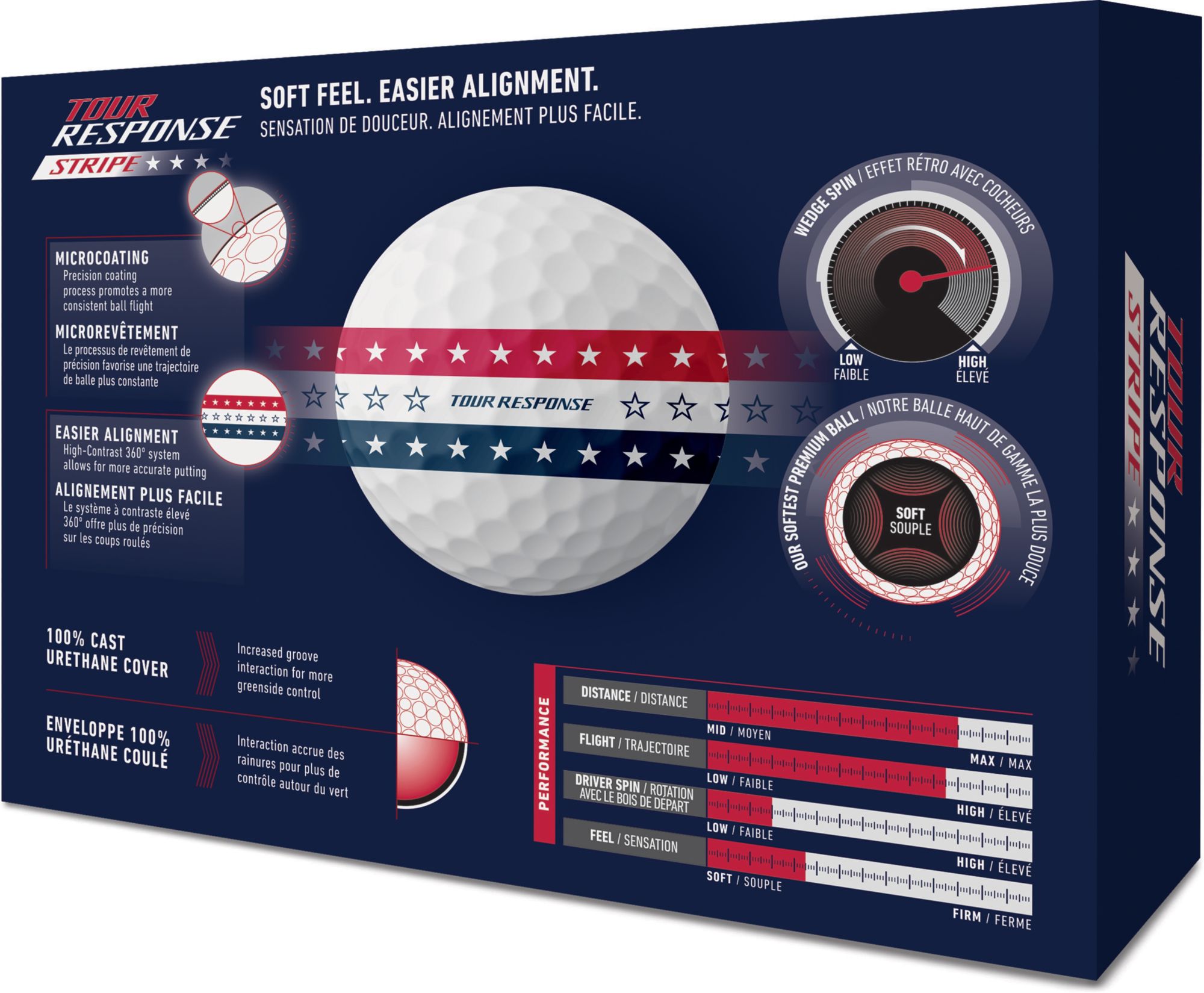 TaylorMade 2026 Tour Response USA Stripe Golf Balls product image