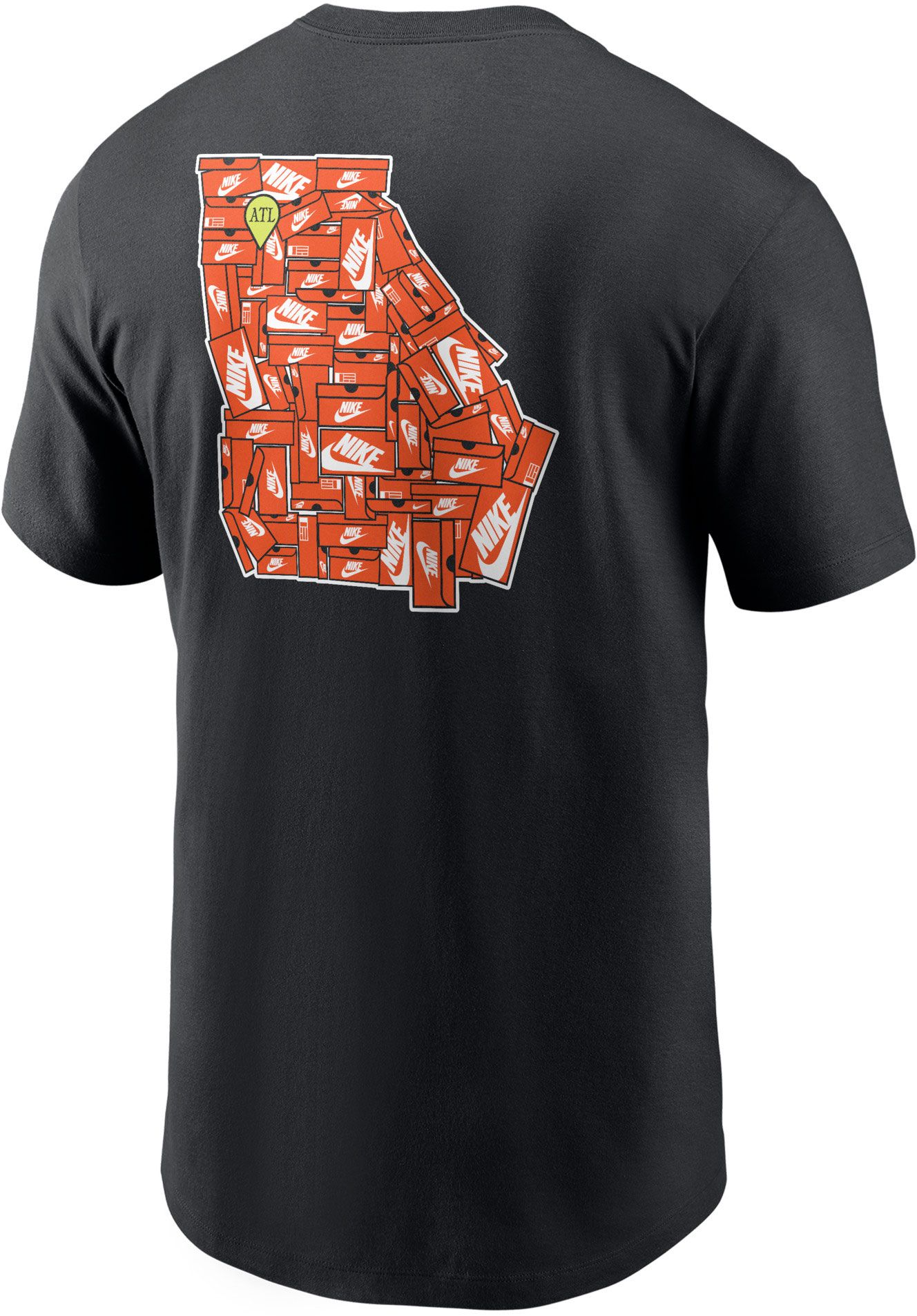 Nike Men's Atlanta Black Core Cotton Shoebox T-Shirt product image
