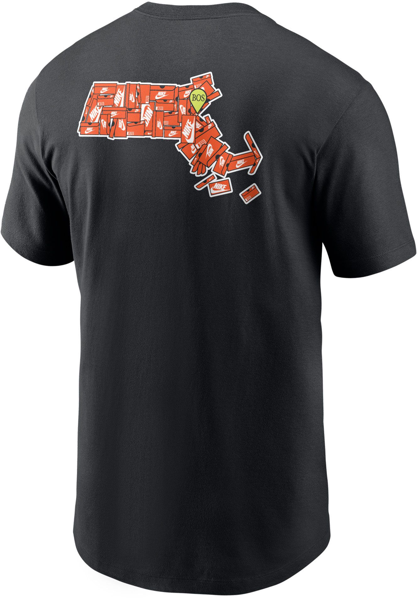 Nike Men's Boston Black Core Cotton Shoebox T-Shirt product image