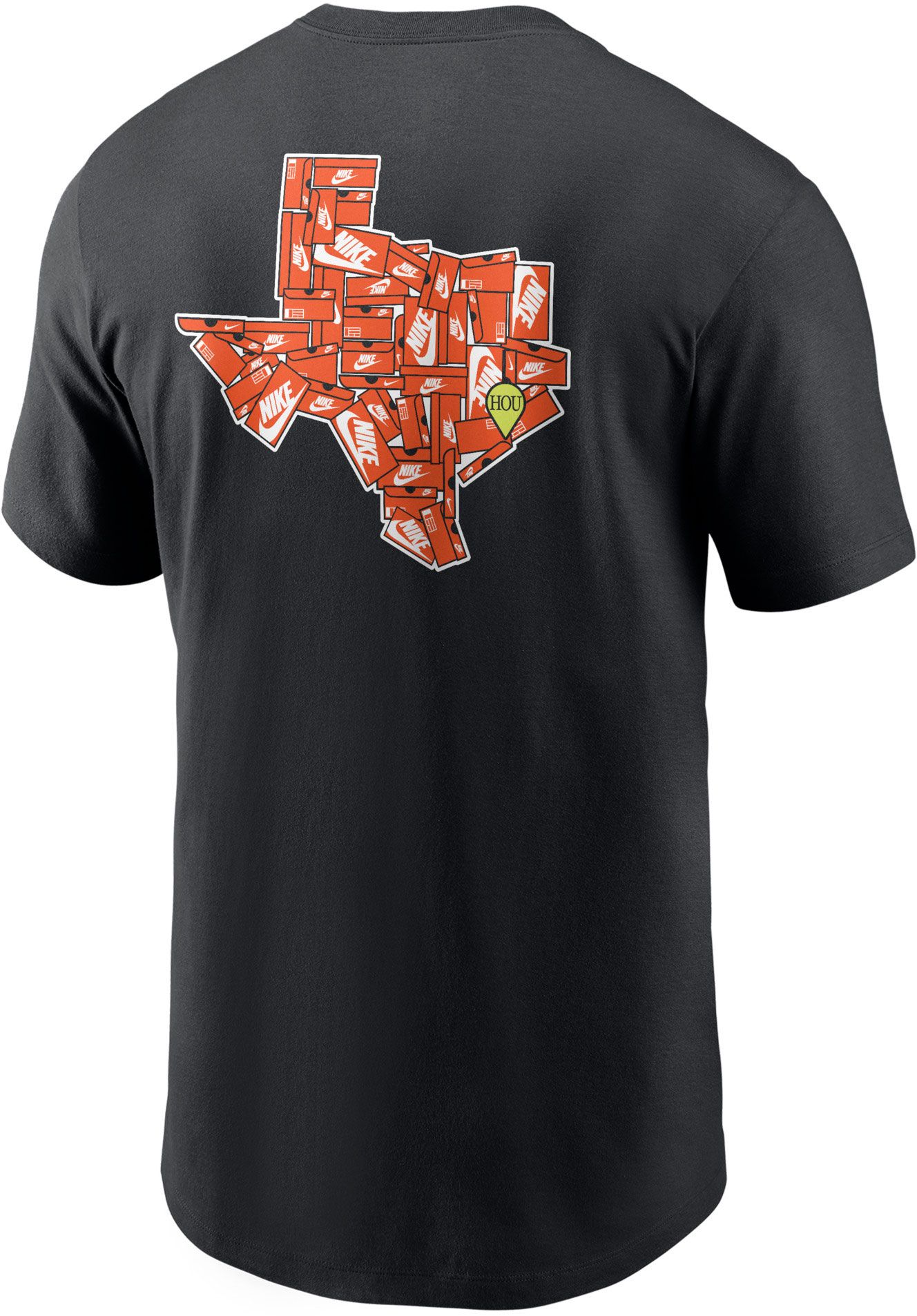 Nike Men's Houston Black Core Cotton Shoebox T-Shirt product image