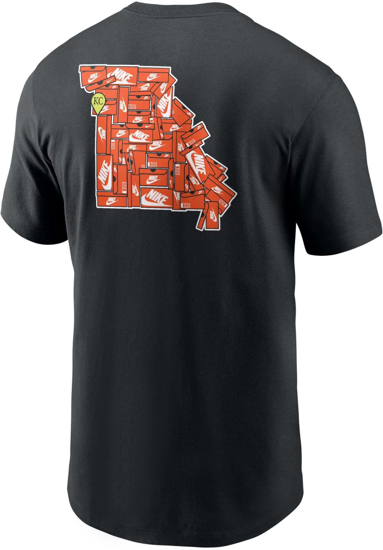 Nike Men's Kansas City, Missouri Black Core Cotton Shoebox T-Shirt product image