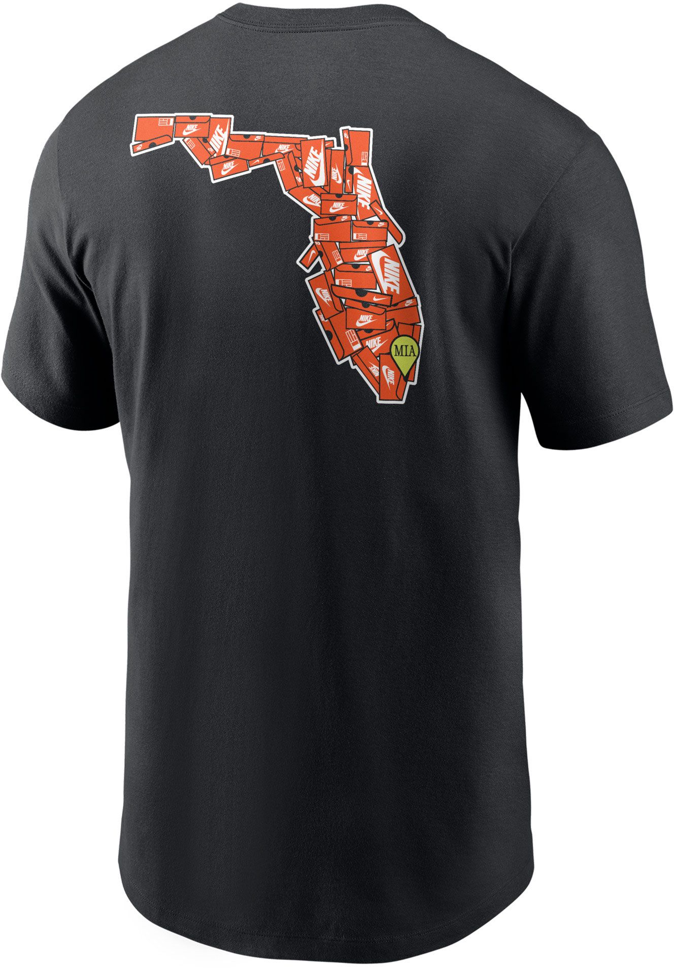 Nike Men's Miami Black Core Cotton Shoebox T-Shirt product image