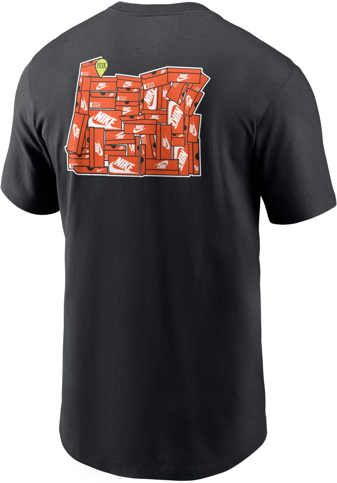 Nike Men's Portland Black Core Cotton Shoebox T-Shirt product image