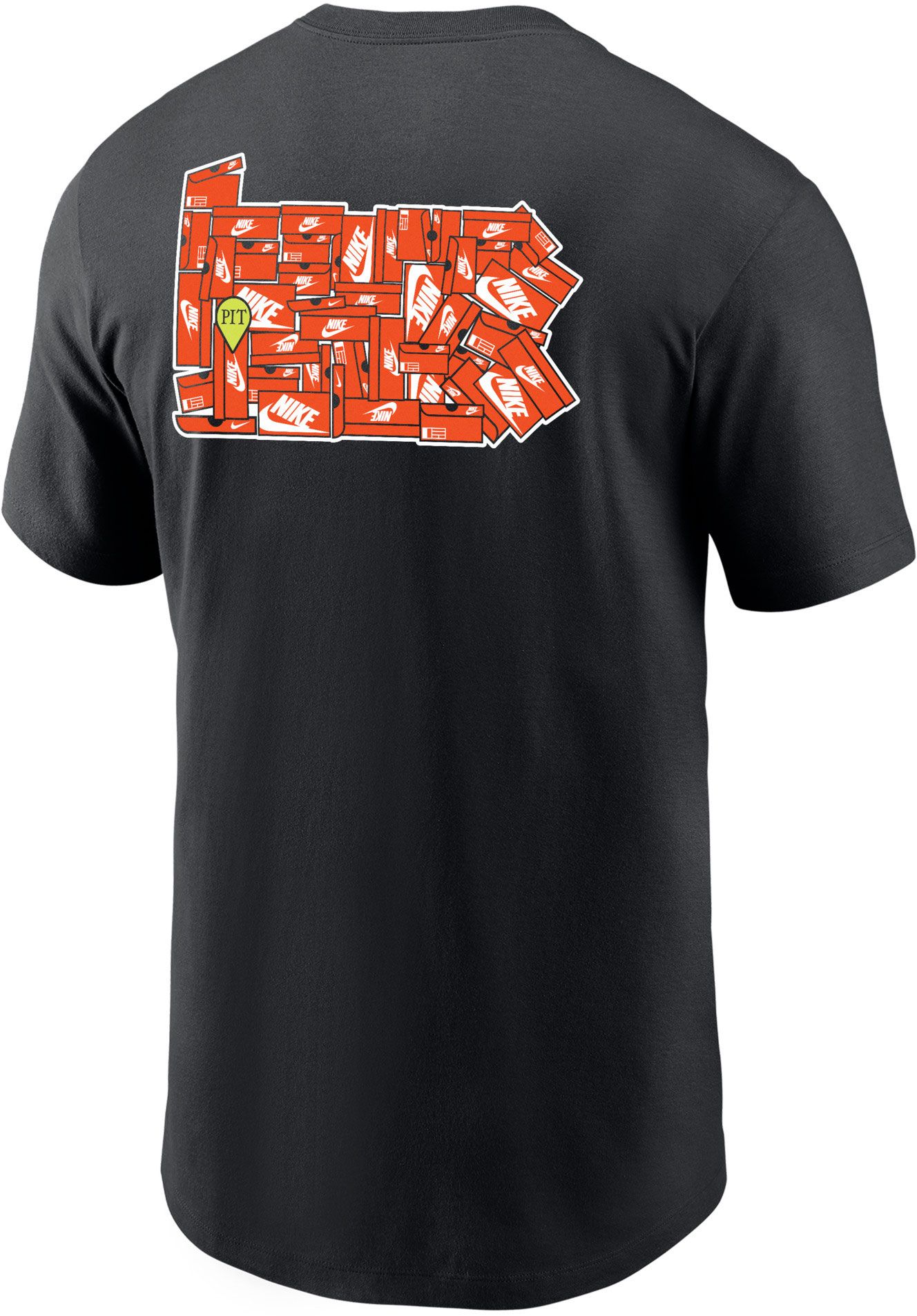 Nike Men's Pittsburgh Black Core Cotton Shoebox T-Shirt product image