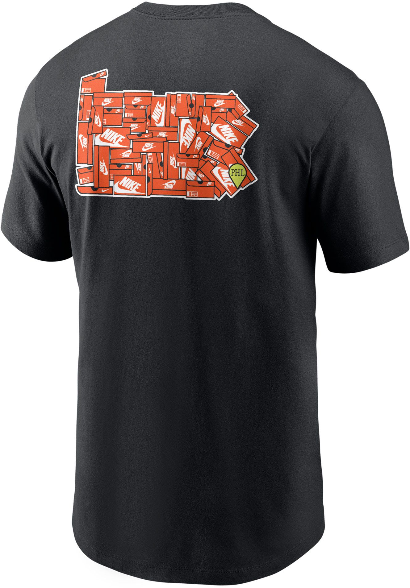 Nike Men's Philadelphia Black Core Cotton Shoebox T-Shirt product image