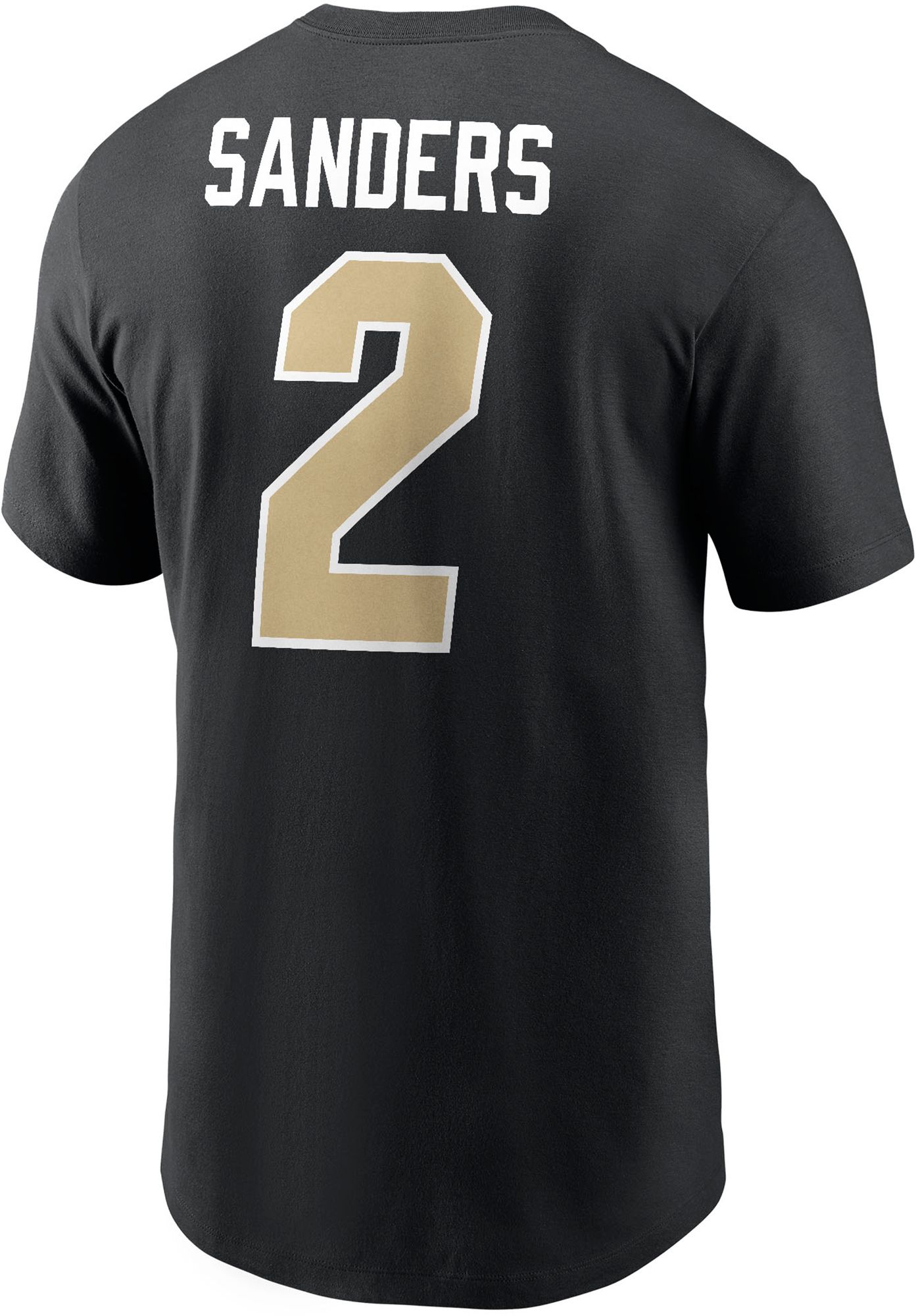 Nike Men's Colorado Buffaloes Shedeur Sanders #2 Black Jersey T-Shirt product image