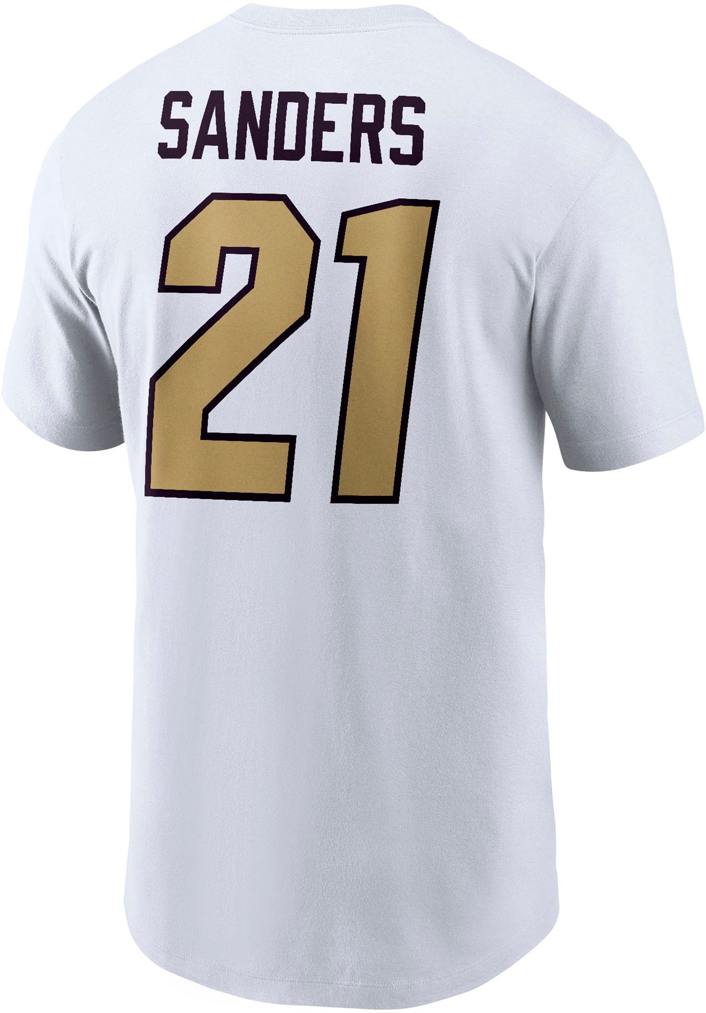 Nike Men's Colorado Buffaloes Shilo Sanders #21 White Jersey T-Shirt product image