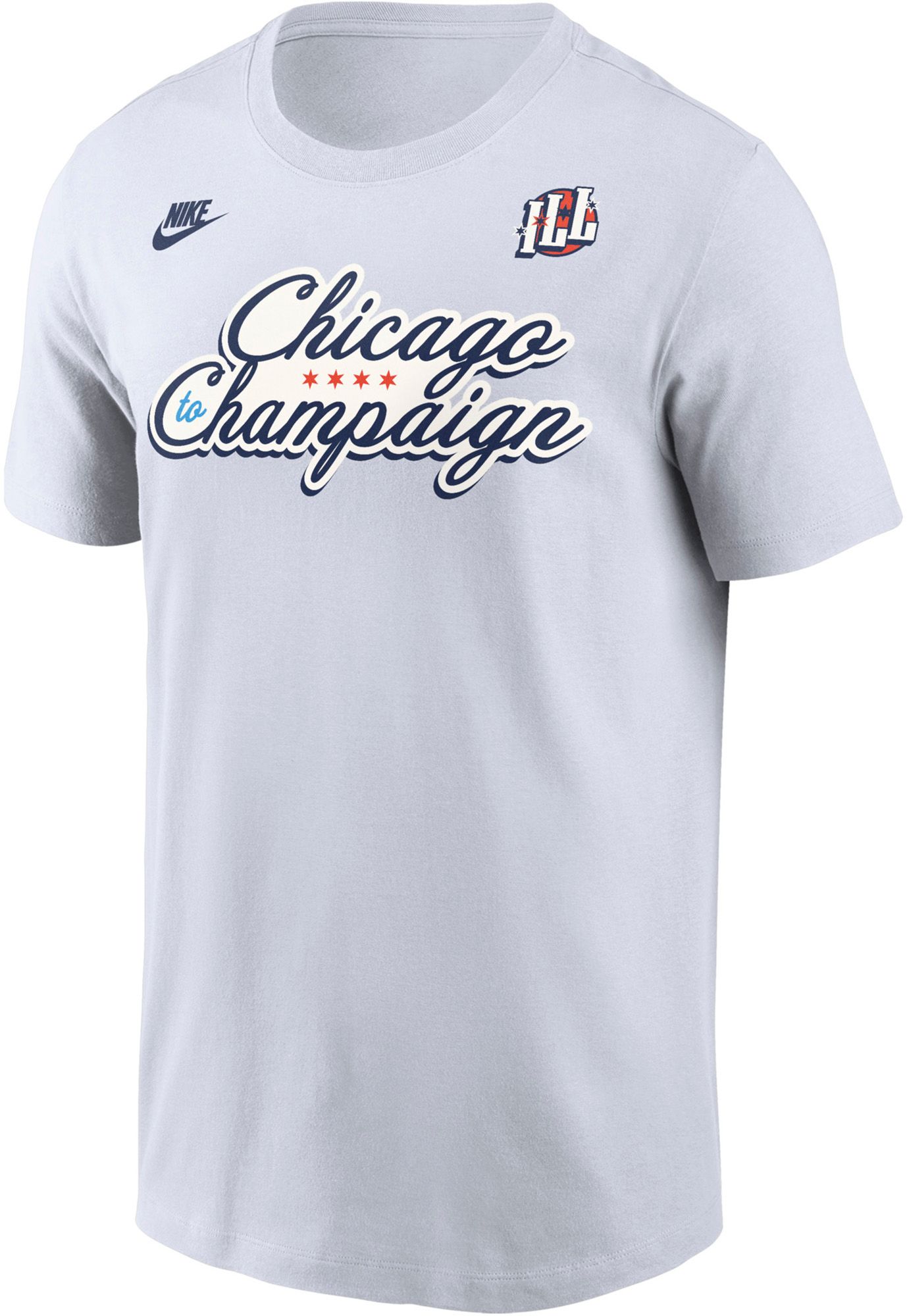 Nike Men's Illinois Fighting Illini White Chicago To Champaign T-Shirt product image