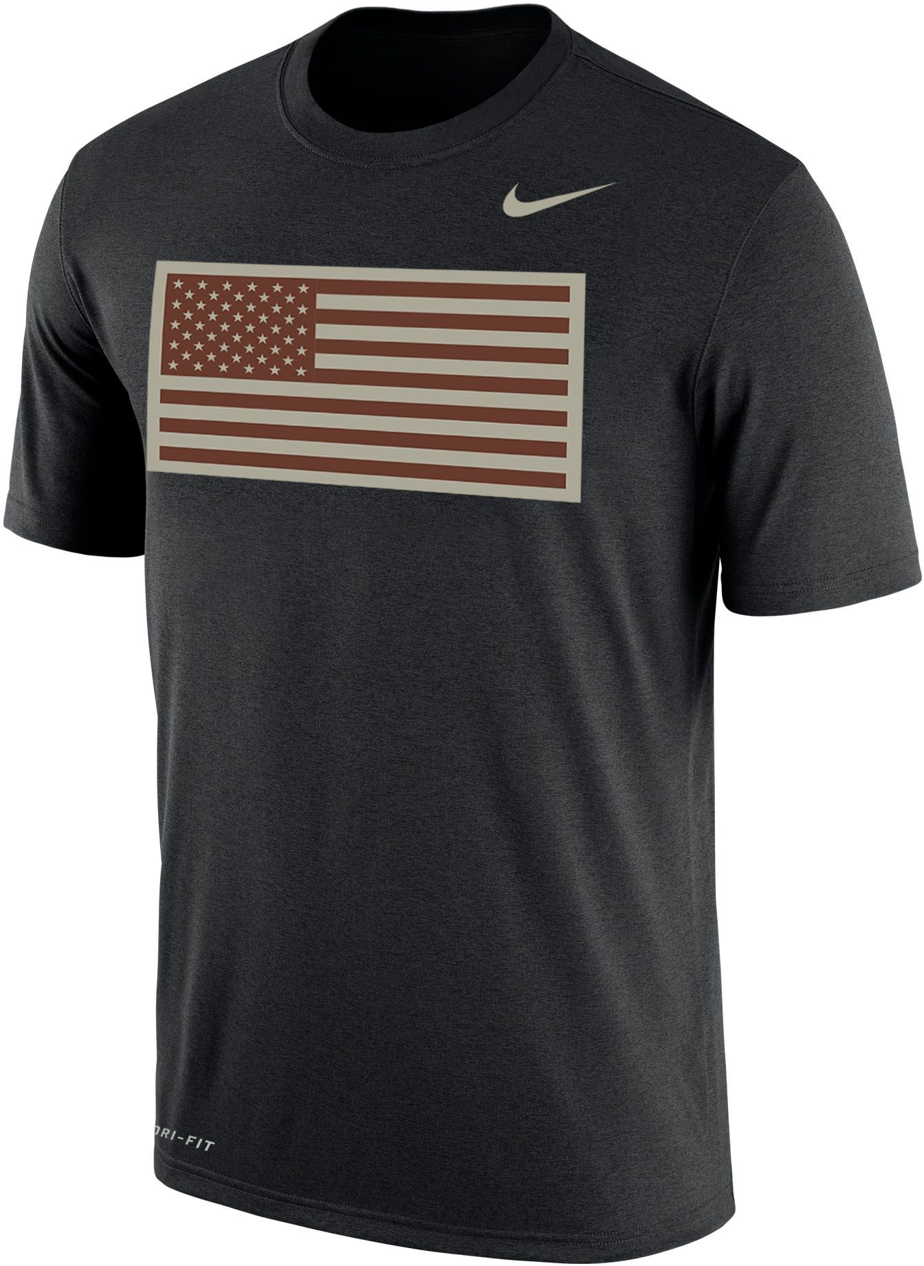 Nike Men's Army West Point Black Knights Rivalry Collection Army Black Dri-FIT Cotton T-Shirt product image