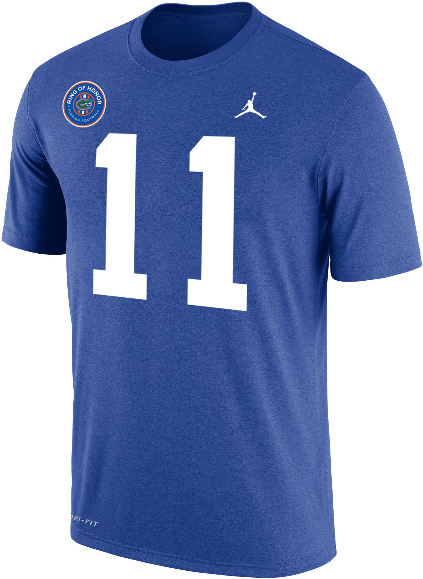Jordan Men's Florida Gators Steve Spurrier #11 Blue ‘Ring of Honor' Football Jersey T-Shirt product image