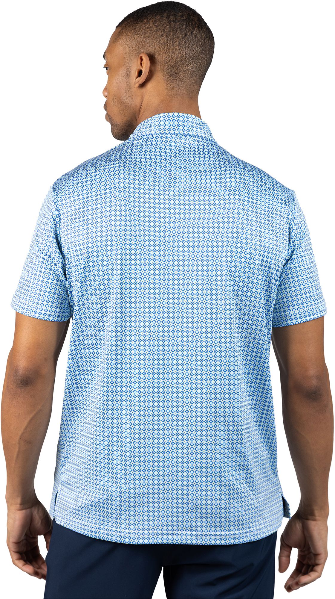TailorByrd Men's Micro Clover Performance Polo product image