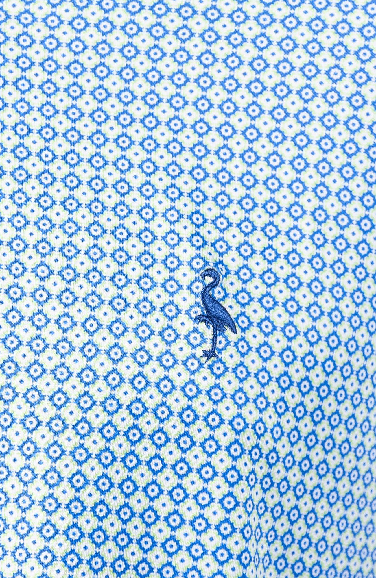 TailorByrd Men's Micro Clover Performance Polo product image