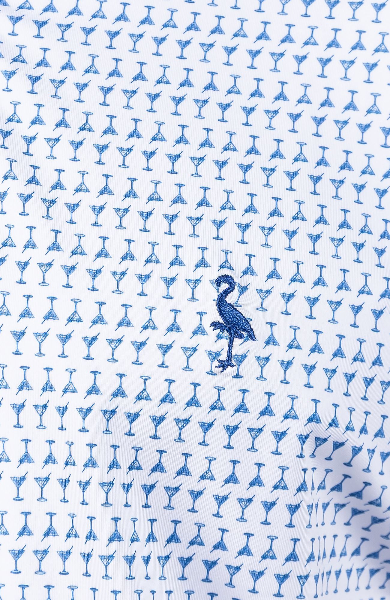 TailorByrd Men's Martini Glasses Performance Polo product image