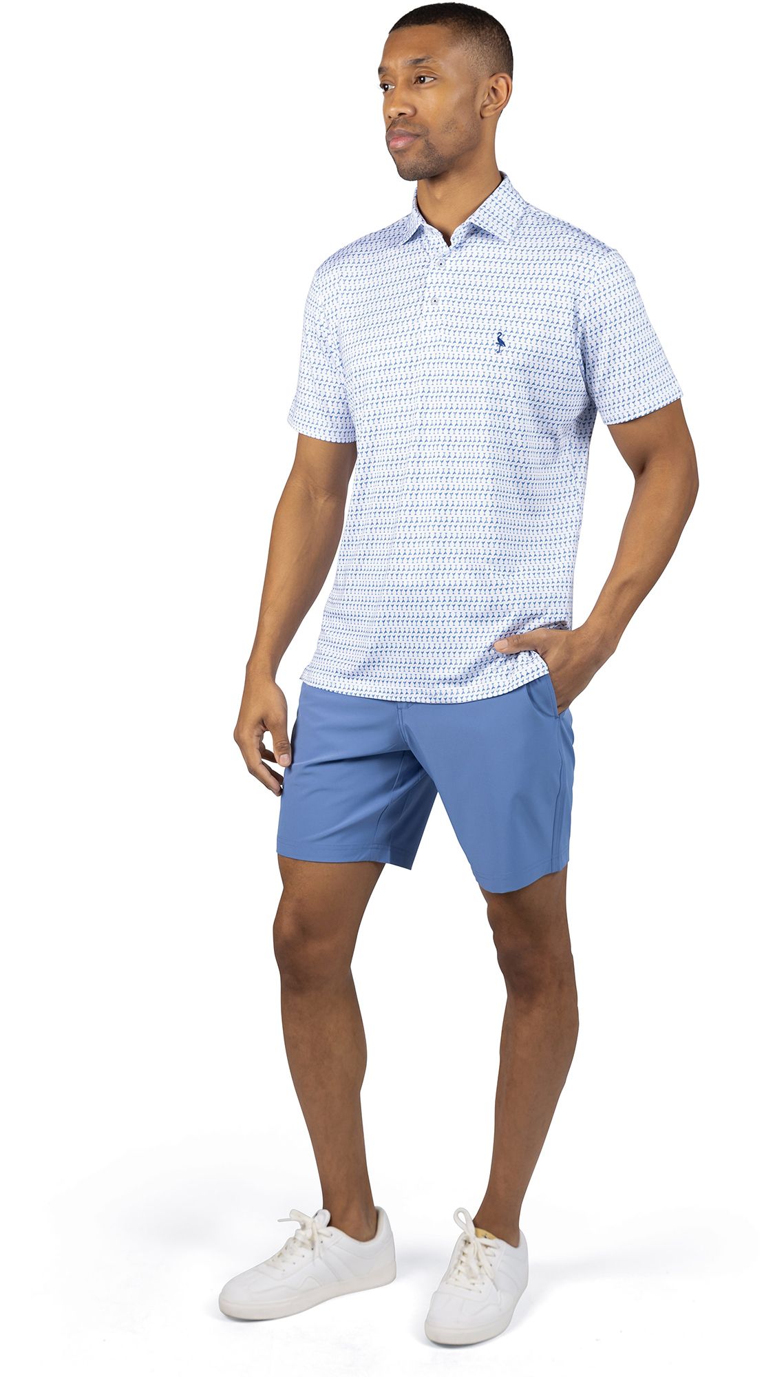 TailorByrd Men's Martini Glasses Performance Polo product image